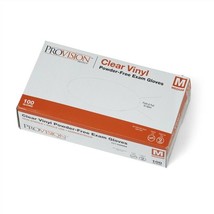 Clear Vinyl exam gloves 100  ct - £13.47 GBP