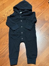 Baby Black Hooded Halloween Costume Sleeper Size 0-3 Months - $147.78 MXN
