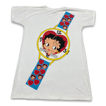 Vintage 80s Betty Boop Watch Bed Time Sz Medium TShirt Single Stitch Nighty 1985 - £38.91 GBP