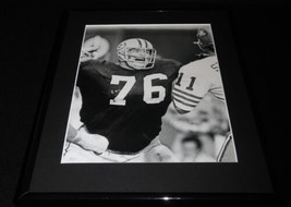 Mike McCoy 1972 Packers vs Steve Spurrier 49ers Framed 11x14 Photo Display - £27.68 GBP