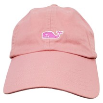 Vineyard Vines Trucker Hat Cap Mens Pink Embroidered Logo Adjustable Strap Back - £10.96 GBP