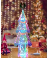 Colorful Christmas Tree Lights Plastic Tabletop Decorations for Rooms an... - $69.81