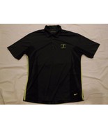 Nike Golf Shirt Men&#39;s Size M Solid Grey Golf Shirt Polyester Blend Dri-Fit  - $150.87 MXN