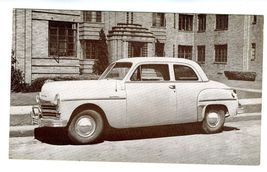 1949 Plymouth Club Coupe  Dealer Advertising Postcard - $14.83
