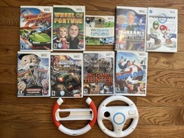 Nintendo Wii Game Lot Bundle 9 Games Wii SPORTS Mario Kart Hot Wheels Wipeout - £46.70 GBP
