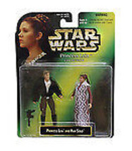 Kenner Star Wars Princess Leia Collection Princess Leia and Han Solo Action... - £8.38 GBP