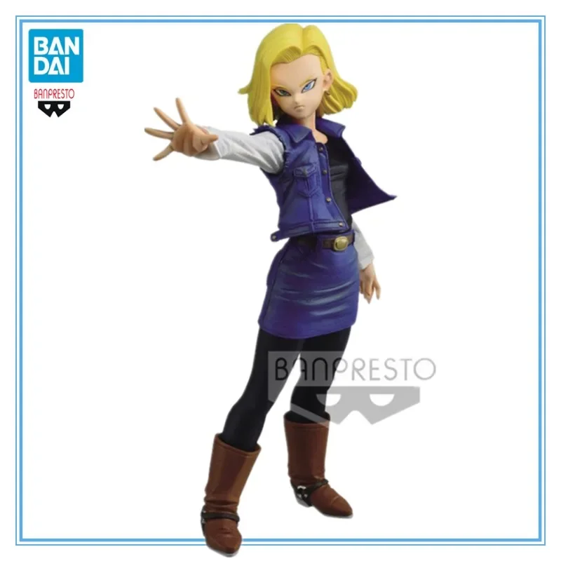 Nal banpresto match makers anime dragon ball z action figure android 18 competitor 18cm thumb200