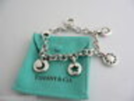 Tiffany &amp; Co Silver Heart Sun Star Moon Horseshoe Bracelet Stencil Charm Bangle - $598.00