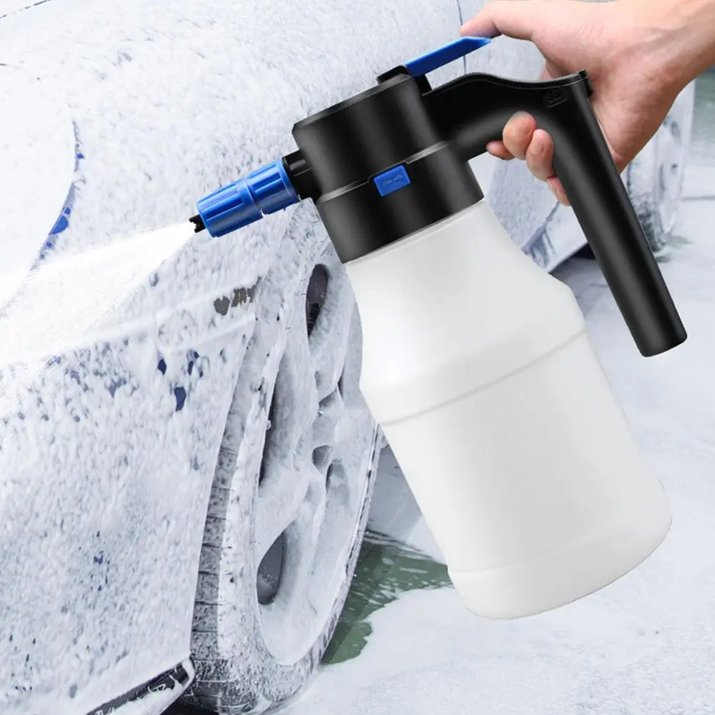1.5L Electric Foam Sprayer Car Wash Foam 30min Lance Watering Can USB - £30.56 GBP+