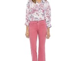 NYDJ Women&#39;s Pink Slate Rose Fiona Slim Fit Flared Ankle Jean Pants Size... - £37.36 GBP