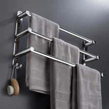 Towel Bars Hanger Freely Retractable 20-30 Inche Stainless Steel 304 Bath Rack S - $50.99