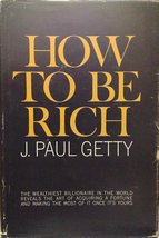 How to be rich, Getty, J. Paul - £103.50 GBP