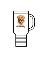 Golden Retriever Insulated Travel Mug, 40oz  for Dog Lovers, Pet Owner Gift - £46.66 GBP