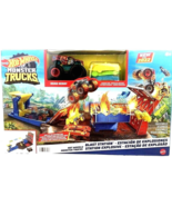 Hot Wheels Monster Trucks Blast Station DEMO DERBY Playset Mattel New fo... - £13.45 GBP