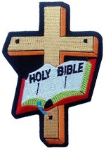 Holy Bible Cross God Hook Patch by Miltacusa - £6.88 GBP