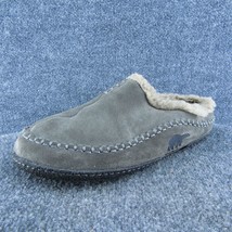 Sorel  Men Shearling Style Slipper Gray Suede Slip On Size 12 Medium - $29.69