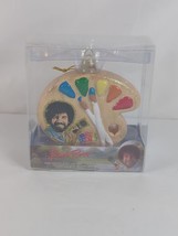 Bob Ross® with Color Palette Glass Ornament Kurt Adler 3.5&quot; - £7.46 GBP