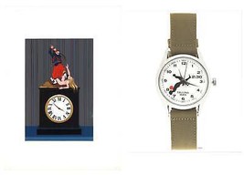 Bundle- 2 Assorted Various Artists Clocks and Watches Lithographs - $271.16