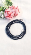 Natural Blue Sapphire Faceted Beads Necklaces, Single Blue Sapphire Necklace - £150.28 GBP+