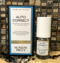 SUNDAY RILEY Auto Correct Brightening &amp; Depuffing Eye Contour Cream .5oz Full Sz - $33.61