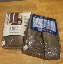 Vtg (2) Burlington House Metallic Crepe Drapery Panels Pinch Pleated 25x84" - $910.25 MXN Vtg (2) Burlington House Metallic Crepe Drapery Panels Pinch Pleated 25x84" - $910.25 MXN