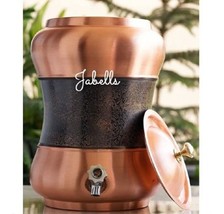 Copper Lacqour Coated Water Pot with Antique Finished in Middle - £150.21 GBP