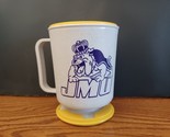 Vintage 90s James Madison JMU Dukes Coffee Travel Mug Plastic Lid, Base,... - $18.66