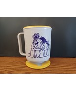 Vintage 90s James Madison JMU Dukes Coffee Travel Mug Plastic Lid, Base,... - £14.87 GBP