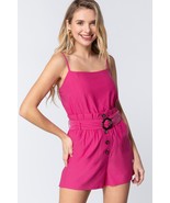 Cami Strp Belted Romper - $23.99 CAD