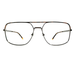 Lacoste Eyeglasses Frames L227S 024 Silver Tortoise Square Wire Rim 59-1... - £55.76 GBP