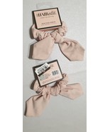 Pack of 2 The Hair Edit Yoga Collection Pose Ruched Bow Ribbon Soft Scru... - $11.29