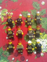 Lego Firemen Minifigure Lot OF 5 100% Lego Figures Excellent Condition USED - £16.53 GBP