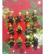 Lego Firemen Minifigure Lot OF 5 100% Lego Figures Excellent Condition USED - $20.99