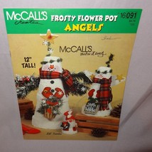 McCalls Frosty Flower Pot Angels 1998 Patterns Christmas Winter Booklet ... - £7.73 GBP