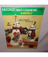 McCalls Frosty Flower Pot Angels 1998 Patterns Christmas Winter Booklet ... - £7.77 GBP
