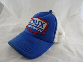 CRUX Fermentation Project Mens Snapback Hat Blue White Meshback Trucker ... - £10.13 GBP