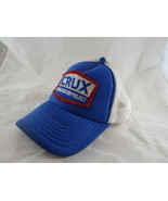 CRUX Fermentation Project Mens Snapback Hat Blue White Meshback Trucker ... - £10.11 GBP