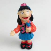 1994 Muppets Sesame Street Singer The Puzzle Place Julie Woo 2.75&quot; Mini Figure - £6.82 GBP
