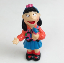 1994 Muppets Sesame Street Singer The Puzzle Place Julie Woo 2.75&quot; Mini ... - £6.81 GBP