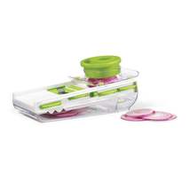 Starfrit - Easy Mandoline with Blades and Safety Pusher, Green - £20.53 GBP