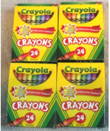 Crayola Crayons Bundle of 4 Boxes Non Toxic Classic 24 Count New - $10.76