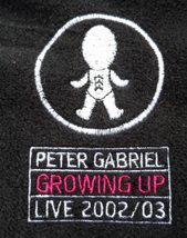 Peter Gabriel Fleece Winter Vest 2002 Growing Up Live World Tour Large M... - $49.50
