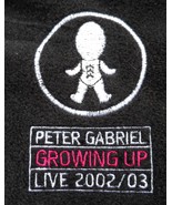 Peter Gabriel Fleece Winter Vest 2002 Growing Up Live World Tour Large M... - $49.50