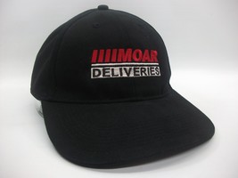 Moar Deliveries Hat Black Hook Loop Baseball Cap w/ Tag - $19.99