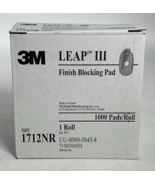 NEW 3M Leap III 17mm Finish Blocking Pad 1-Roll 1000 Pads - $81.22 CAD