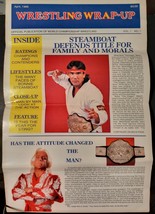 WCW Wrestling Wrap Up Magazine April 1989 (Premiere Issue) - £54.34 GBP