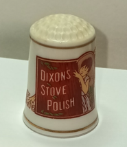 Vintage 1980 Franklin Mint Dixon,s stove polish advertising Thimble. - $4.99