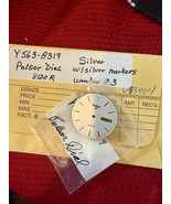 NEW VTG 1970&#39;s 80&#39;s Pulsar Quartz Watch Dial Silver w/ window &amp; ring # Y... - €28,90 EUR