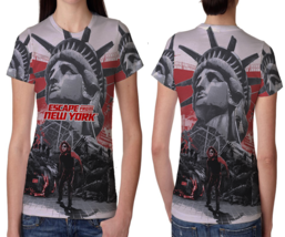 ESCAPE FROM NEW YORK Movie Womens Printed T-Shirt Tee - $14.53+