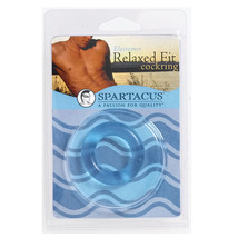 Relaxed Fit Elastomer Cock Ring (Blue) - $22.74